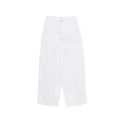 Lemaire Cotton Boyfriend Jeans In White