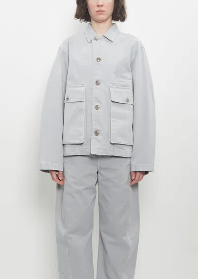 LEMAIRE COTTON DENIM BOXY JACKET