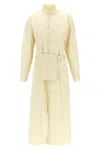 Lemaire Women Cotton Dress In Yellow