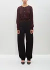 Lemaire Cotton Five Pocket Twisted Pants In Black