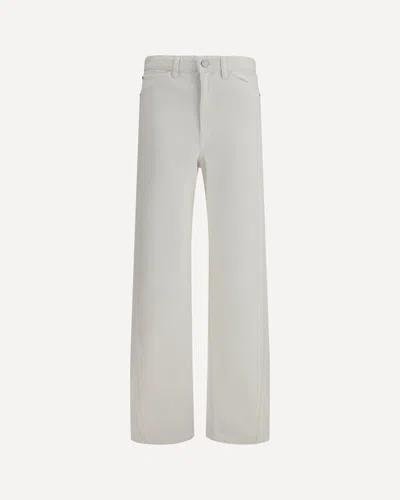 Lemaire Five-pocket Cotton Trousers In White
