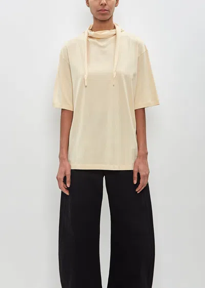 Lemaire Short Sleeve Foulard T-shirt In Orange