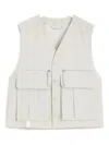Lemaire Water-repellent Technical Vest In White