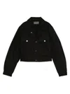 Lemaire Button-fastening Flap-pocket Jacket In Black