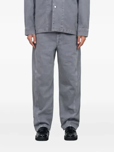 Lemaire Cotton Jeans In Gray