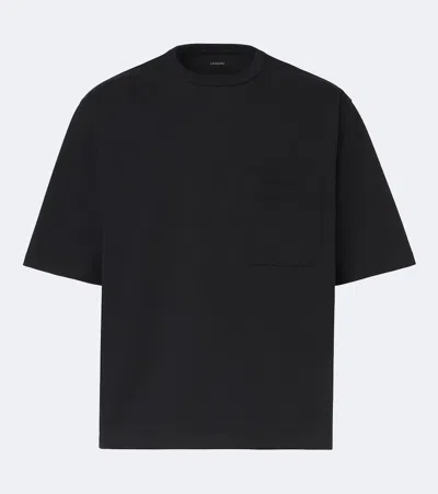 Lemaire Cotton Jersey T-shirt In Black