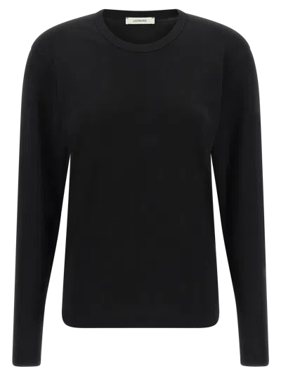 Lemaire Cotton Jersey T-shirt In Black