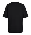 Lemaire T-shirt Aus Baumwolle Und Seide In Black