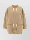Lemaire Cotton Parka With Drawstring And Elasticated Hem