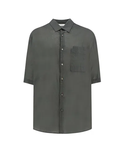 Lemaire Cotton Shirt In Grey