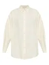 Lemaire Long Sleeve Shirt In Neutrals