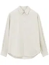 Lemaire Button-up Long-sleeve Shirt In White