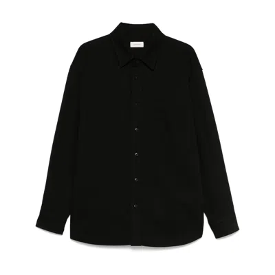 Lemaire Cotton Shirts In Black
