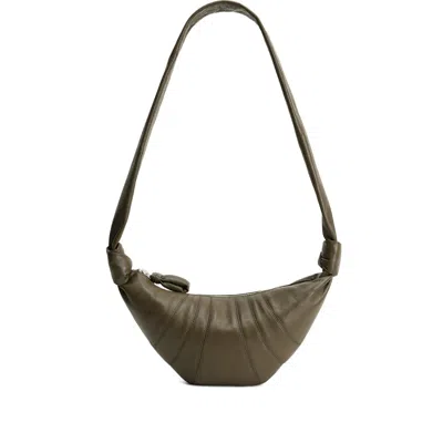 Lemaire Cotton Shoulder Bags In Green