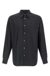 Lemaire Cotton Silk Shirt In Black