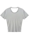 Lemaire Cotton T-shirt Drop Shoulder In 灰色