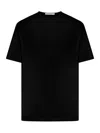 Lemaire Black Relaxed-fit T-shirt In Black