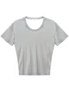Lemaire Cotton T-shirt Drop Shoulder In Blue