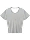 Lemaire Cotton T-shirt Drop Shoulder In Blue