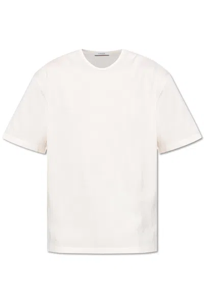 Lemaire Cotton T-shirt In White