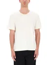 Lemaire Oversized Cotton T-shirt In White