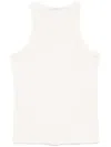 Lemaire Men Cotton Tank Top In White