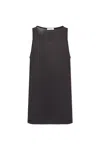 Lemaire Classic Scoop-neck Tank Top In Squid Ink