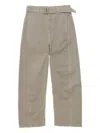 Lemaire High-rise Curved Jeans In 中性色