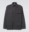 Lemaire Long-sleeved Casual Jacket In Gray