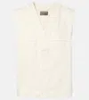 Lemaire Cotton Vest In White