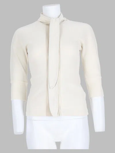 Lemaire Cotton-linen Jersey T-shirt With Stretch In White