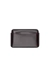Lemaire Covered Polished Leather Cardholder In Brown