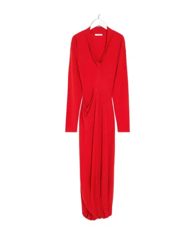 LEMAIRE COWL-NECK POCKET DRESS