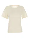Lemaire Cream Cotton T-shirt In Neutral