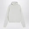 Lemaire Cream Hooded Sweater In Neutral