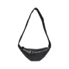 Lemaire Crescent-shaped Leather Shoulder Bag With Padded Strap In Black