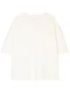 Lemaire Oversized Cotton T-shirt In White