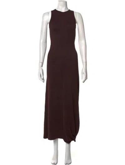 Pre-owned Lemaire Crew Neck Jumpsuit In Brown