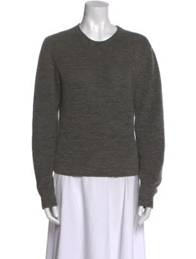 Pre-owned Lemaire Crew Neck Long Sleeve Sweatshirt In Gray