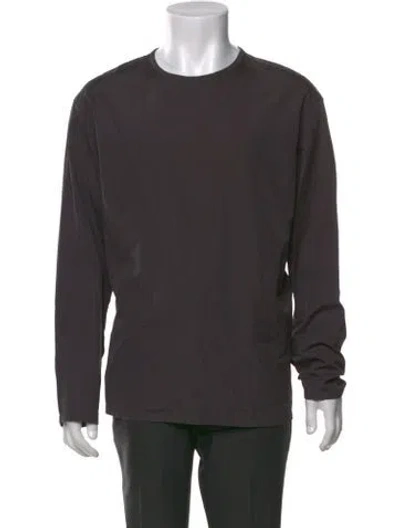 Pre-owned Lemaire Crew Neck Long Sleeve T-shirt In Gray