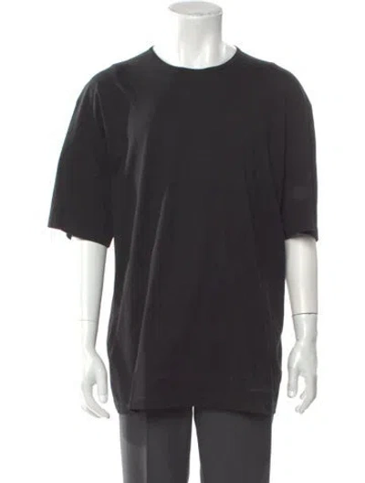 Pre-owned Lemaire Crew Neck Short Sleeve T-shirt In Black
