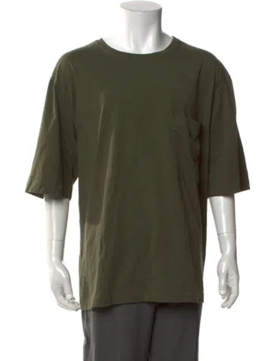 Pre-owned Lemaire Crew Neck Short Sleeve T-shirt In Green