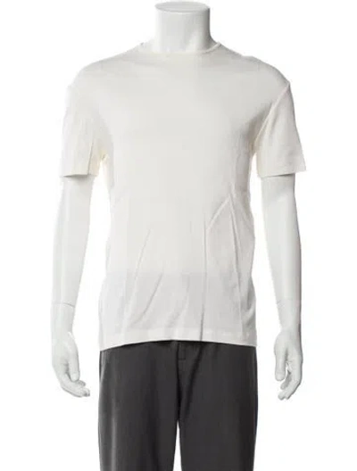 Pre-owned Lemaire Crew Neck Short Sleeve T-shirt In Neutral