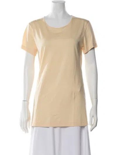Pre-owned Lemaire Crew Neck Short Sleeve T-shirt W/ Tags In Yellow