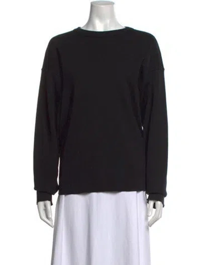 Pre-owned Lemaire Crew Neck Sweater In Black