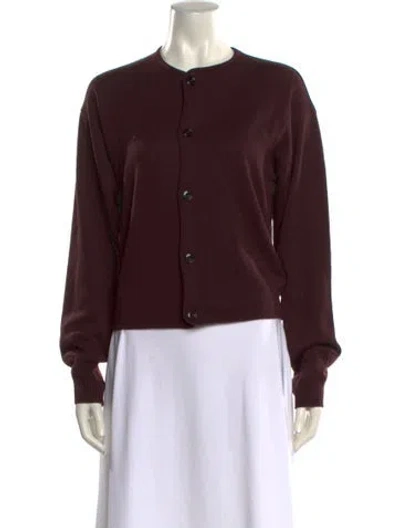 Pre-owned Lemaire Crew Neck Sweater In Brown