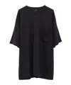 Lemaire Pocket Short-sleeve Top In Black