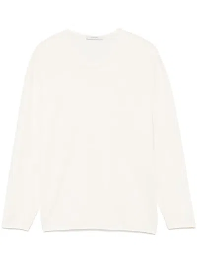 Lemaire Crew-neck T-shirt In Neutrals