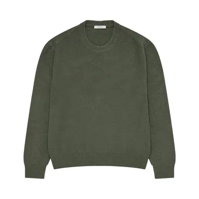 Pre-owned Lemaire Crewneck Jumper Sweater 'light Moss' | Green | Men's Size Xl