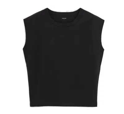 Lemaire Crewneck Sleeveless Jersey T In Black